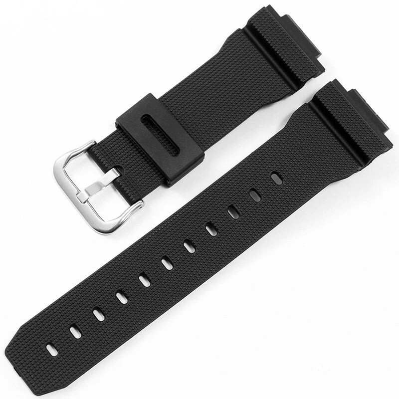 16mm Checkered Rubber Watch Strap Adapter Connector For Casio GA2100 GM2100