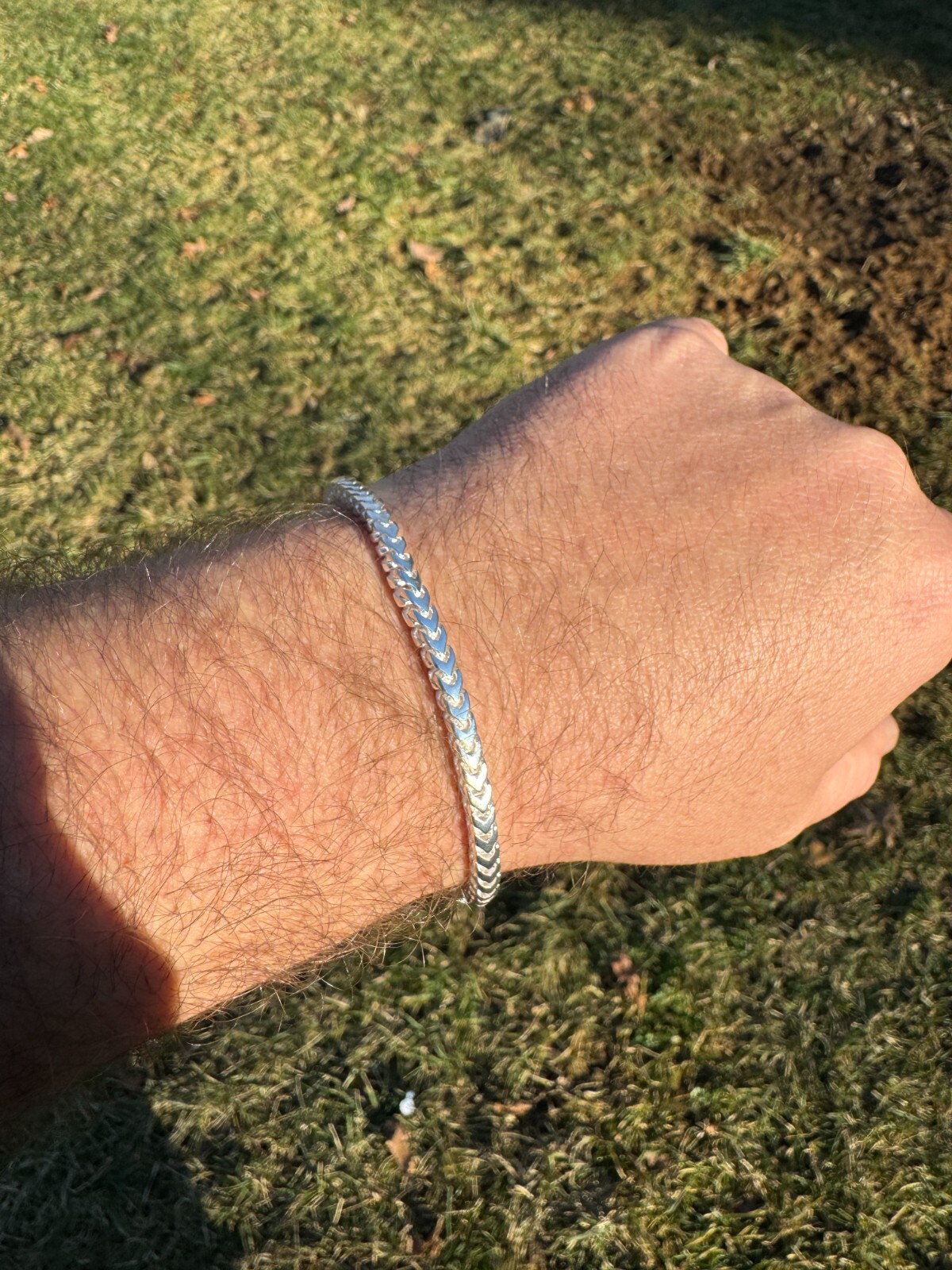 Mens BIG 4-10mm Franco Bracelet Real 925 Silver Box Clasp Handmade In Mexico