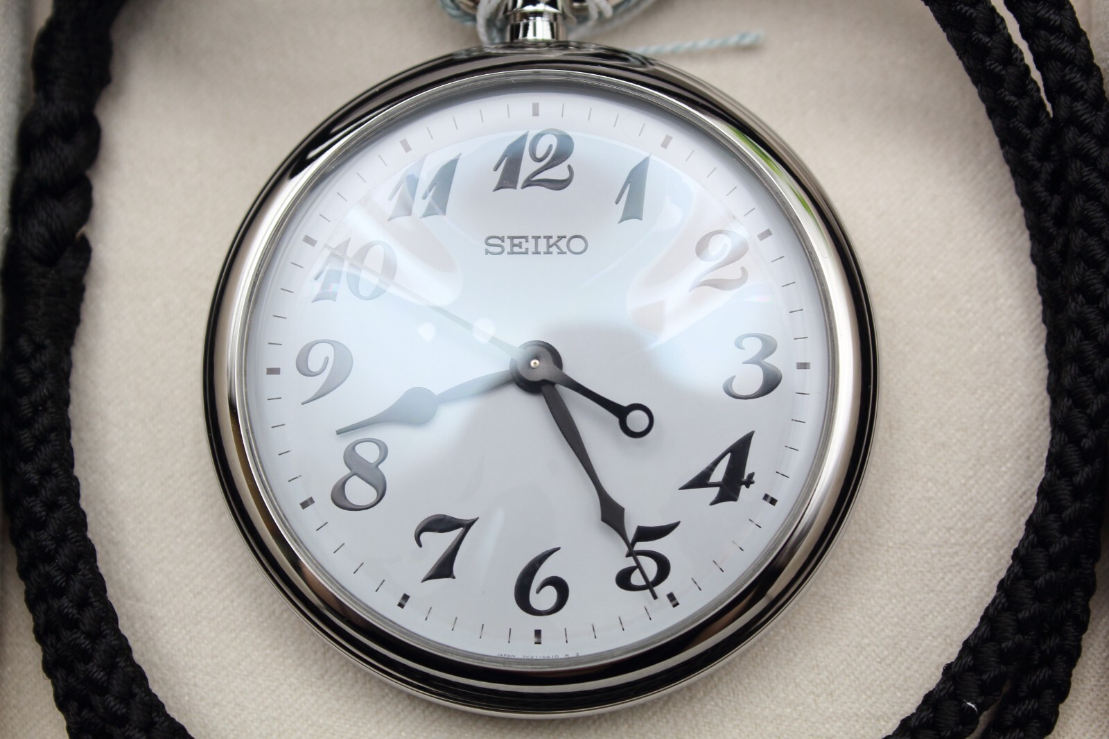 SEIKO SVBR003 WATCH Railroad Quartz Watch Curved Acrylic Glass Stainless Steel