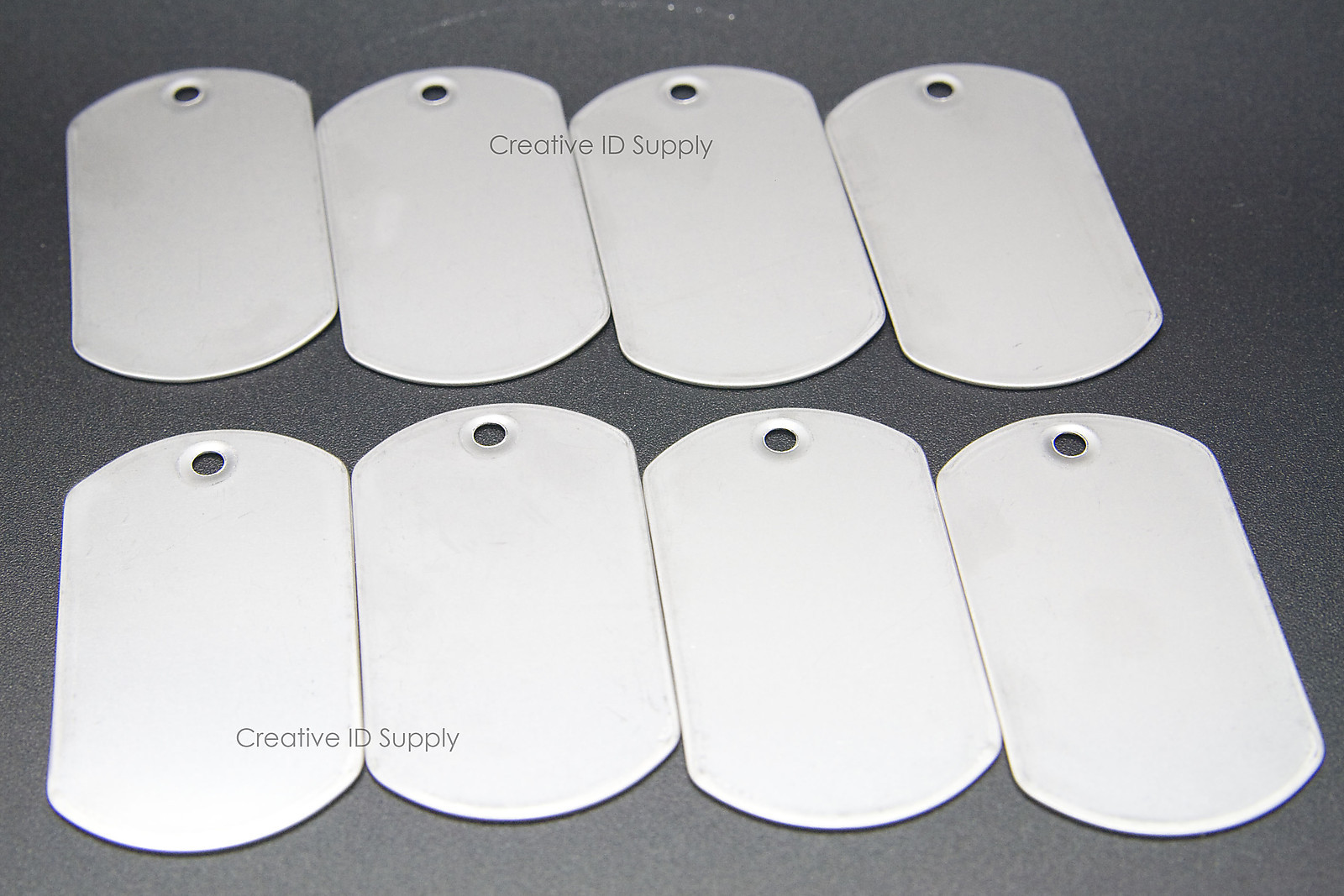 200 DOG TAG SHINY+ 200 Black Silencers + 100 30″ S/S NECKLACES + 100 connector