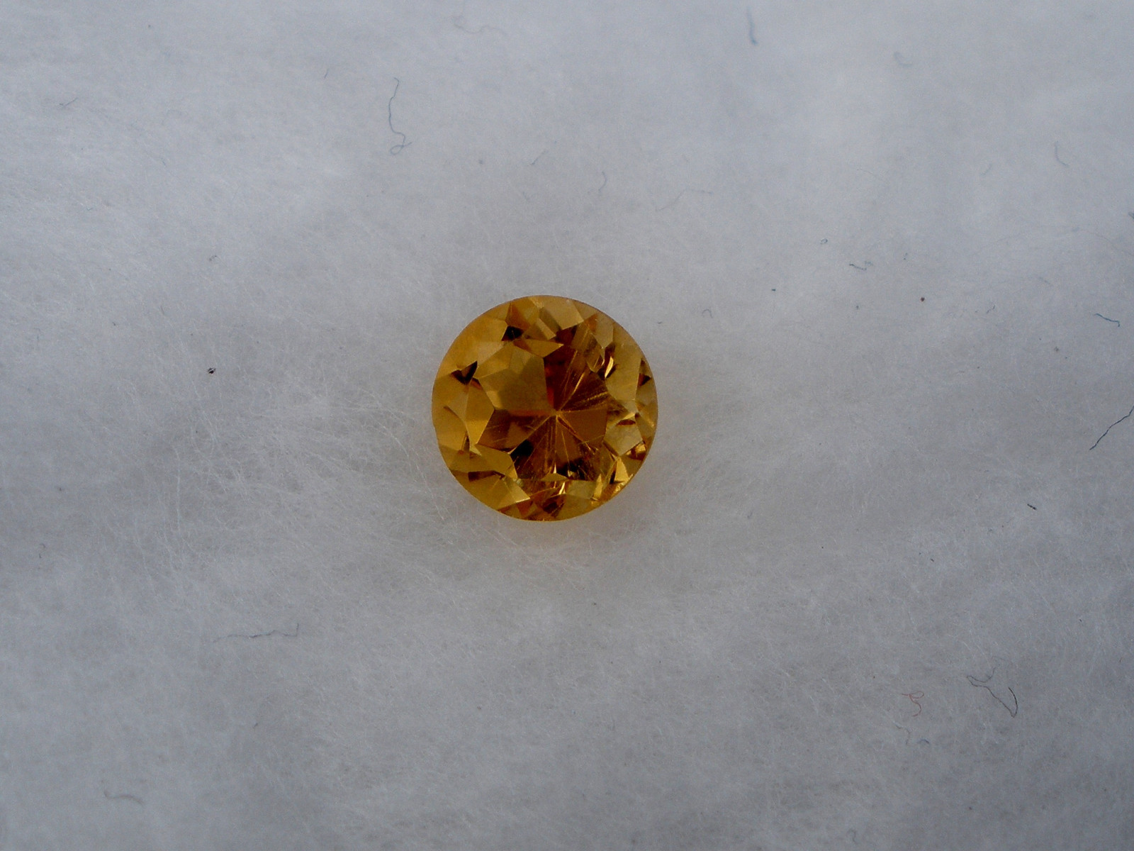 Citrine Round Natural Loose Faceted Gem 7mm