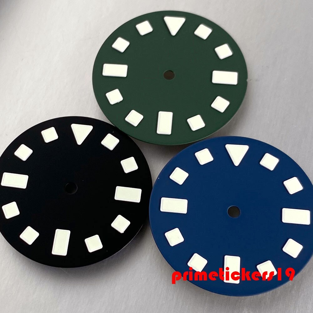 29mm Watch Dial+Snowflake Hands Set Fit NH35 NH36 NH38 ETA2824 PT5000 Mod Parts