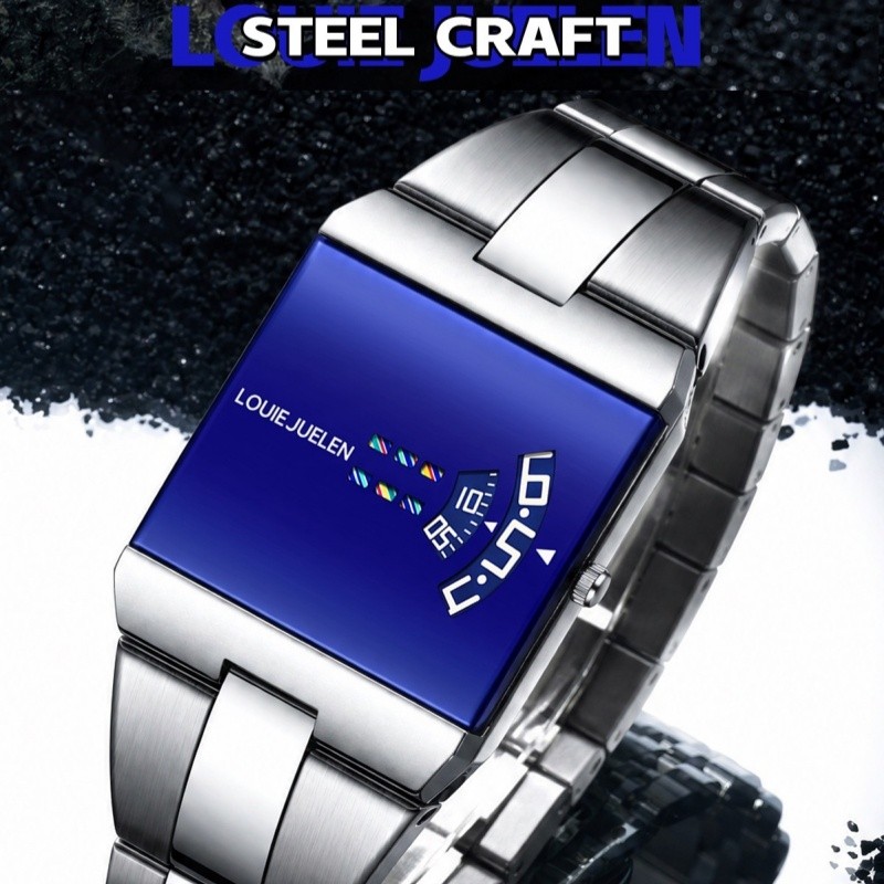 New 2026 Men square Watch Trendy Design Luxury Wristwatch fashion Business Gift