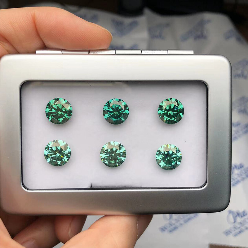 0.1-13ct D Color VVS1 Loose Moissanite Stone Round Cut for Ring Premium Quality