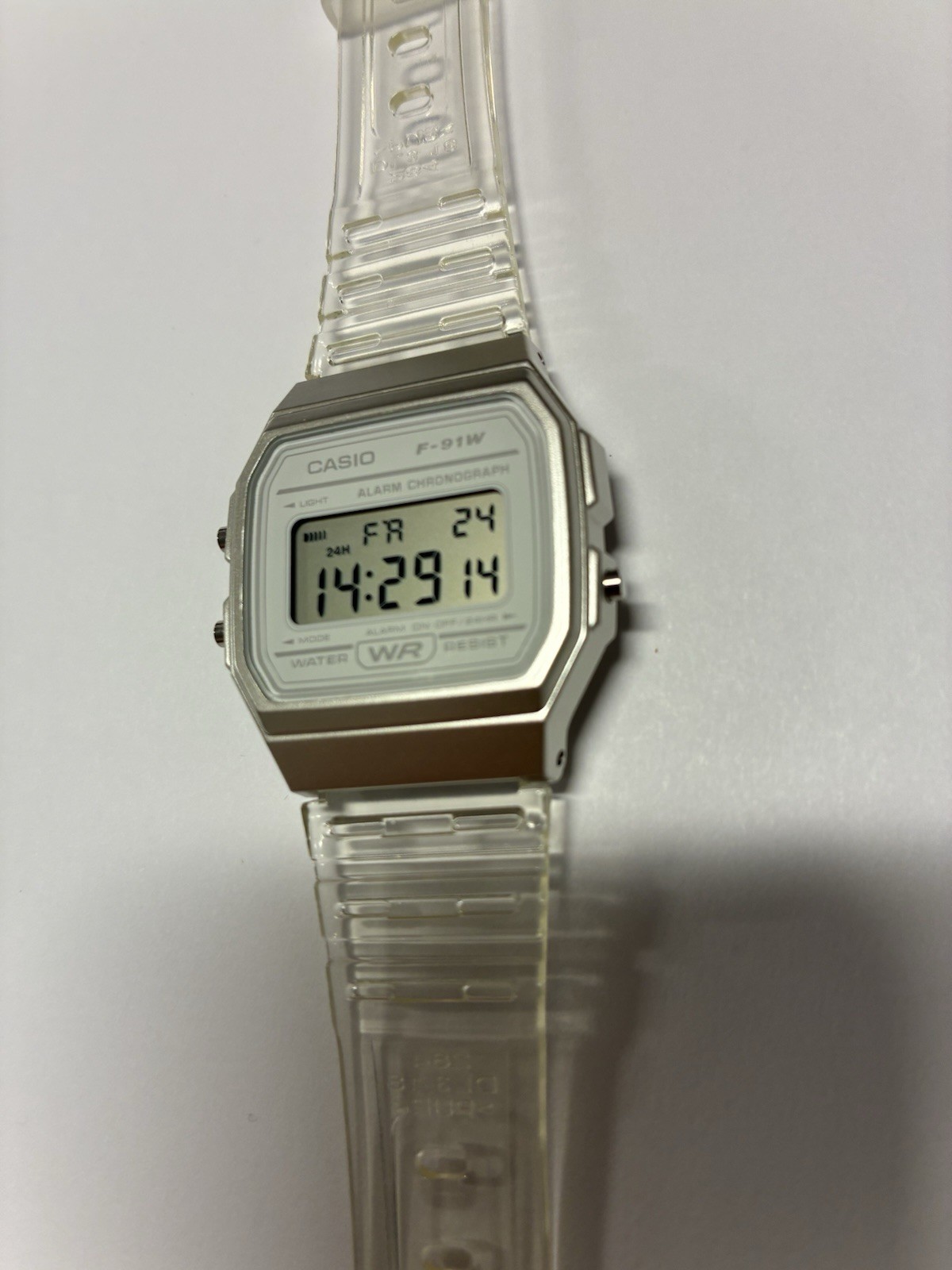 Casio F-91W Clear VintageCasio F91W