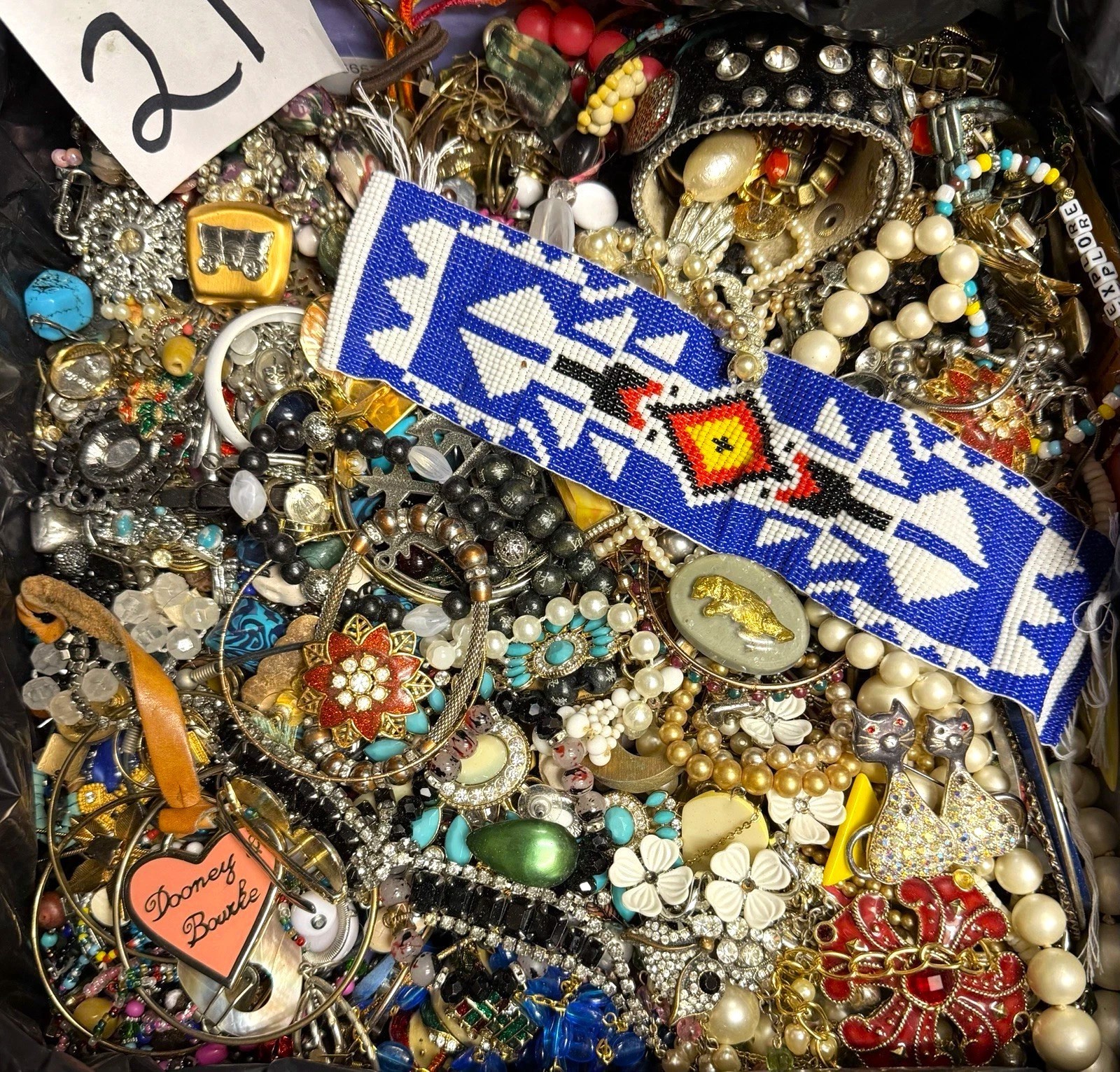 3 Pound Unsorted Huge Lot VTG Jewelry Vintage Now Junk & Wear Resell Tangled In