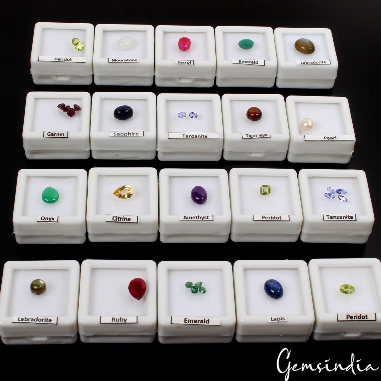 31 Pcs Estate Genuine Semi Precious Loose Mix Cut Multi Gemstones Lot Collection