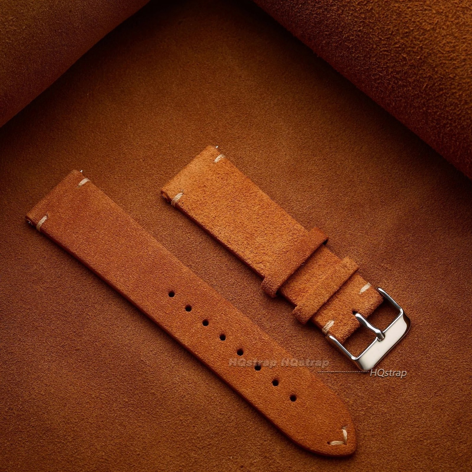 Soft Suede Leather Watch Strap Quick Release Band 14m 16mm 18mm 20mm 22mm
