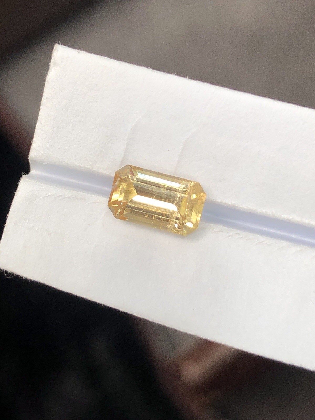 1.4 Ct Yellow Tourmaline | yellow Afghan Tourmaline