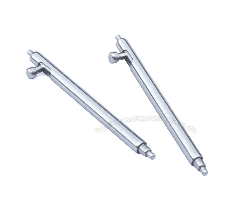 18mm 20mm 22mm 24mm Stainless Steel 1.8mm Quick Release Spring Bars w/ 0.8mm Tip
