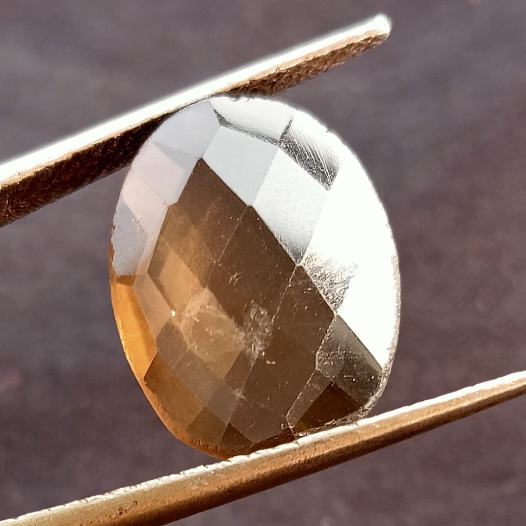 Certified 8.75 Ct. Smoky Quartz Emerald Loose Faceted Natural Gemstone MK072