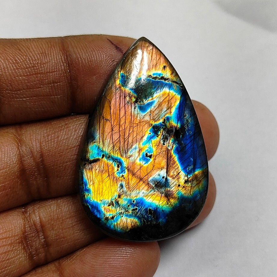Labradorite Stone Natural Spectrolite Cabochon Gemstone 83 Cts. ME-13356