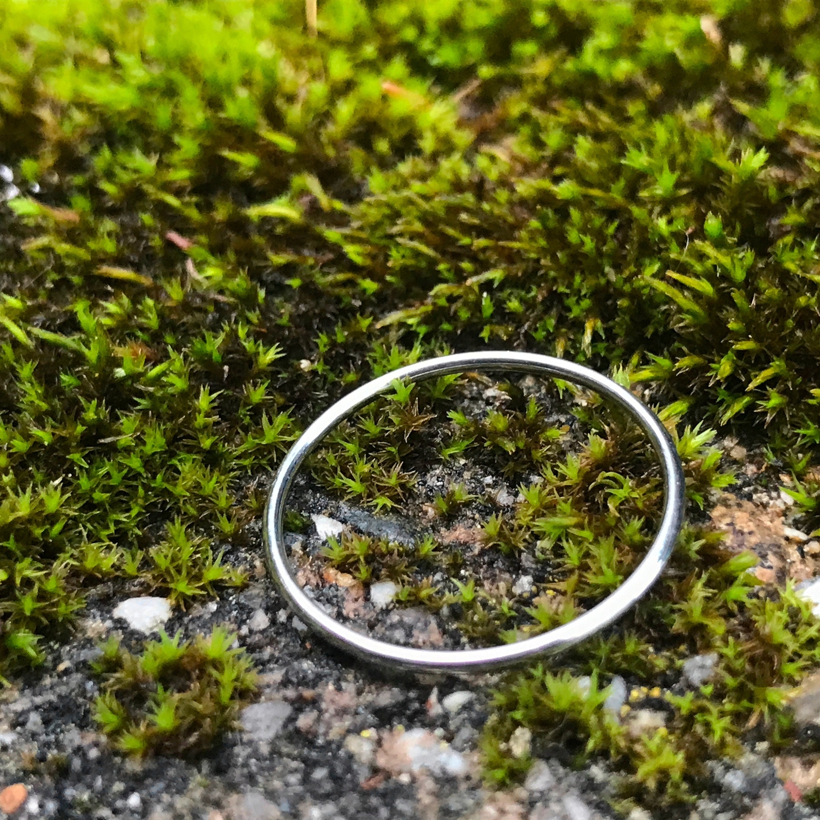 Thin Stainless Steel Band Ring (1mm)