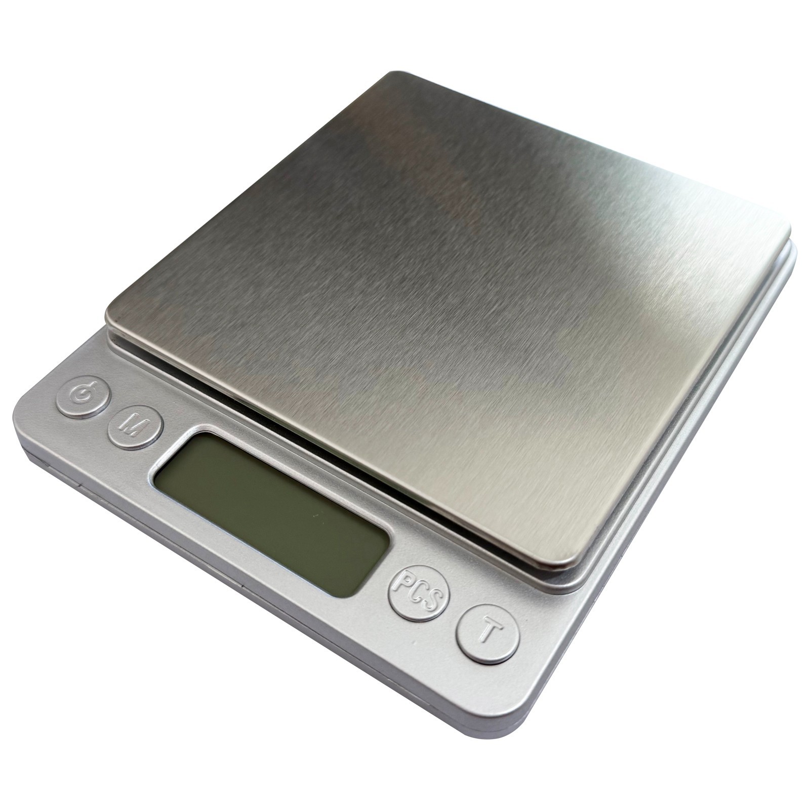 Digital Gram Jewelry Scale 2000g x 0.1g Stainless steel platform Silver base