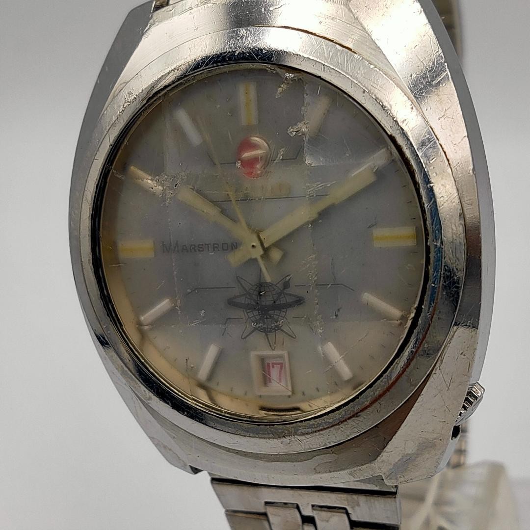 NEEDS SERVICE RADO Marstron with Cut Glass Vintage Automatic Watch | Swiss Made