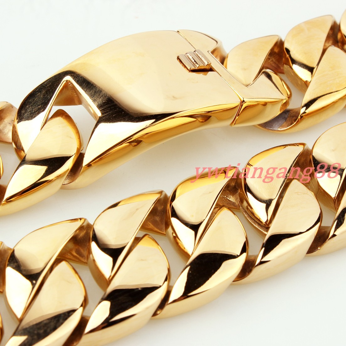 20-36″ SUPER HEAVY HUGE MENS 31MM STAINLESS STEEL CUBAN CURB LINK CHAIN NECKLACE