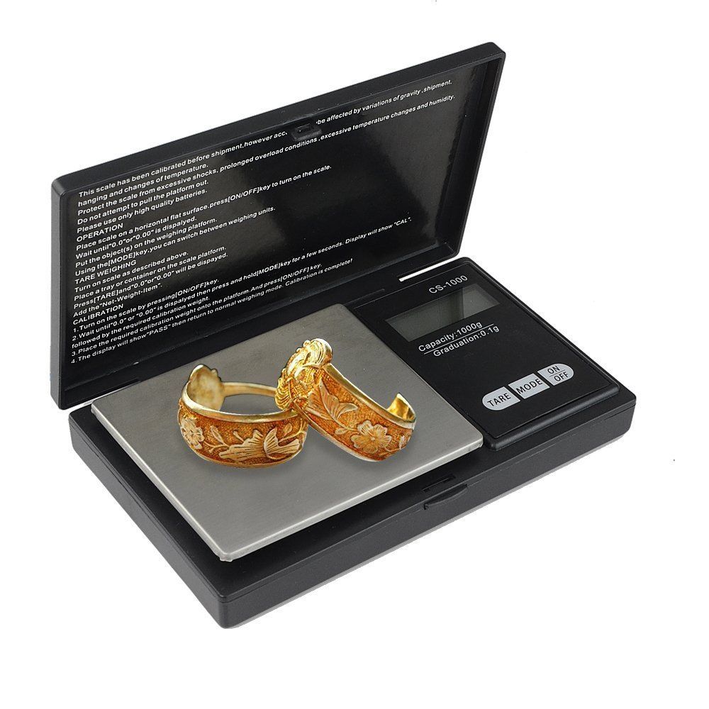 100g x 0.1g Pocket Jewelry Gold Digital Scale Silver Professional scale US