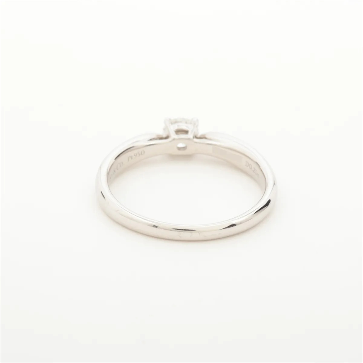 Tiffany Harmony diamond Ring Pt950 3.1g D0.21 F IF 3EX NONE