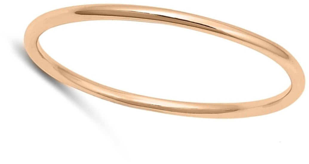 Thin Rose Gold-Tone Plated Beautiful Ring .925 Sterling Silver Band Sizes 3-10
