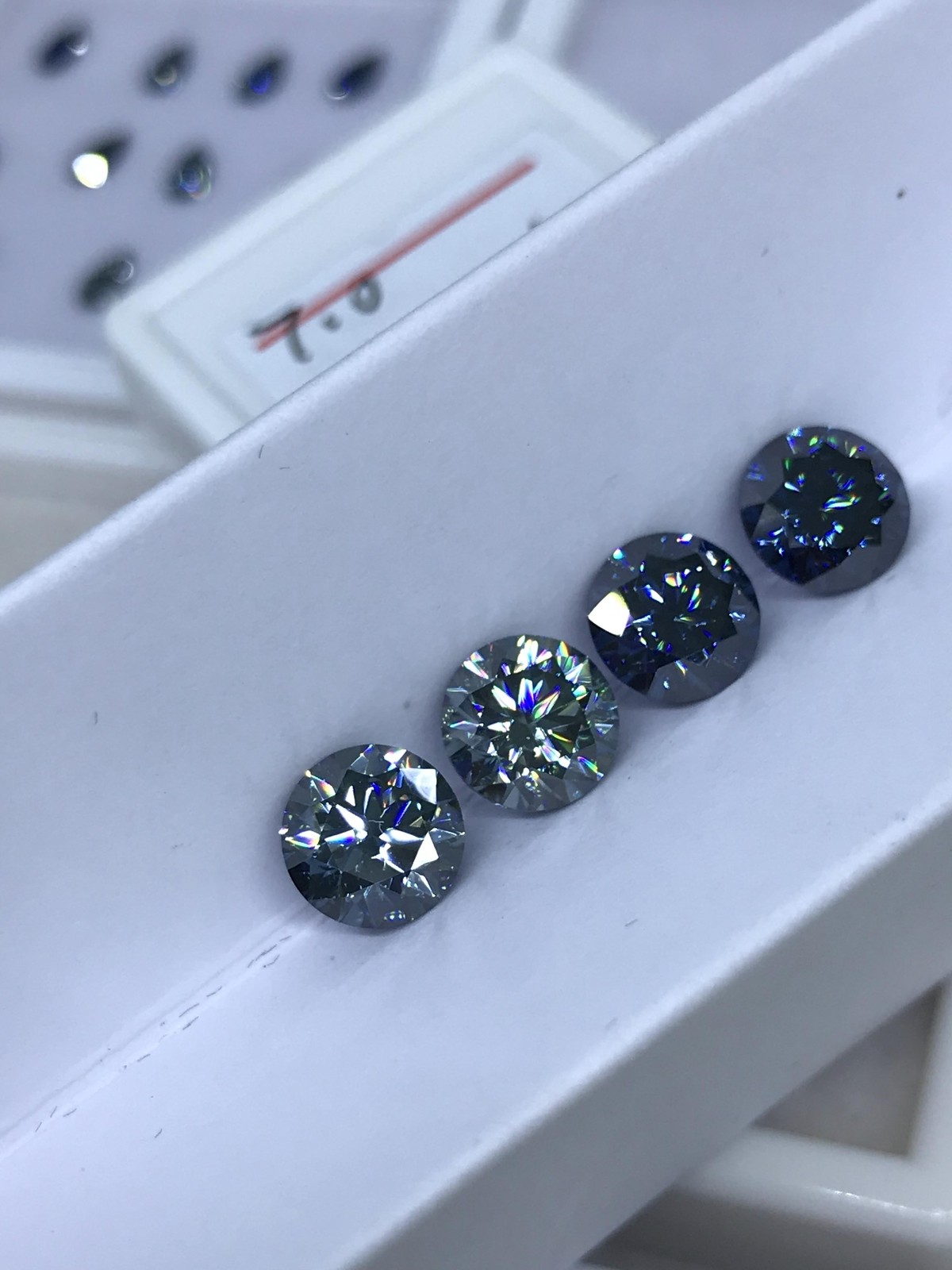 0.1-13ct D Color VVS1 Loose Moissanite Stone Round Cut for Ring Premium Quality