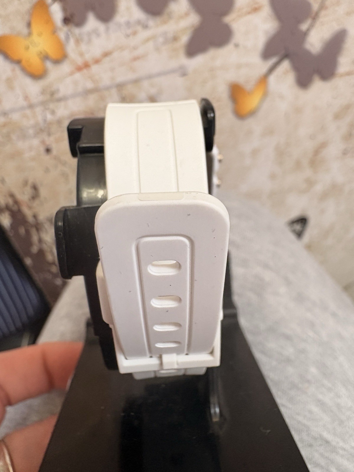 Casio F-91W Digital Quartz Wristwatch Alarm Date White Resin Strap