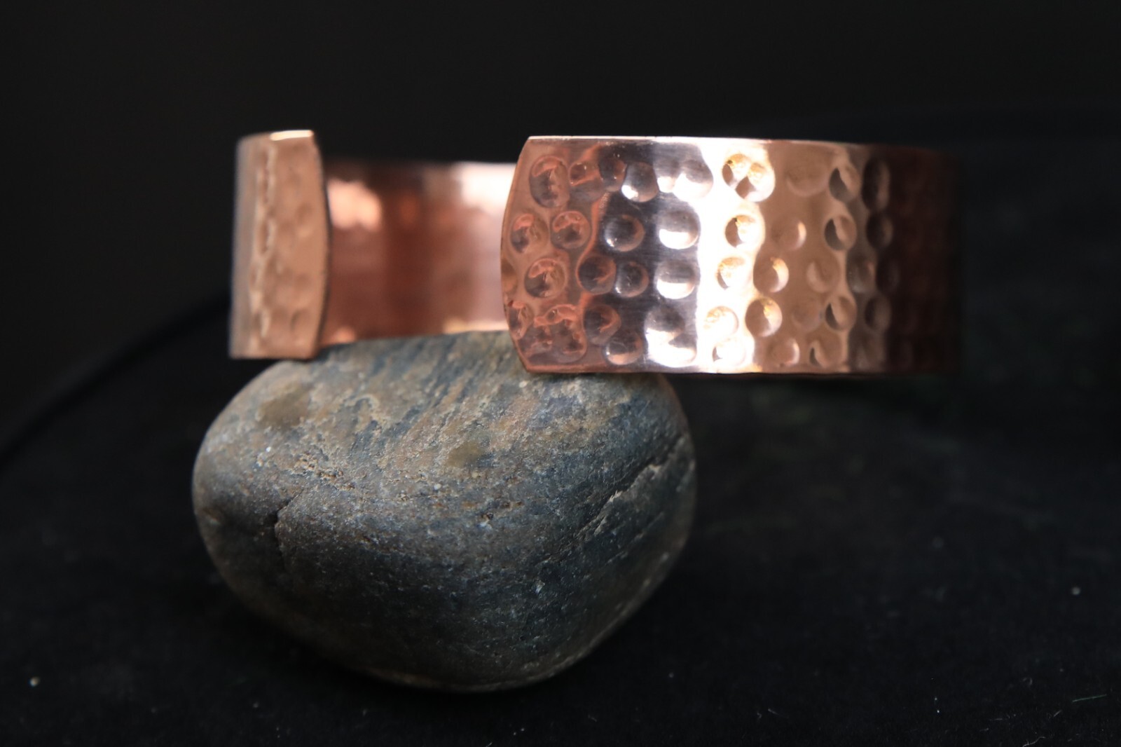 100% Solid Copper Cuff Bracelet For Women and Men Wide Vintage Bangle Jewelry