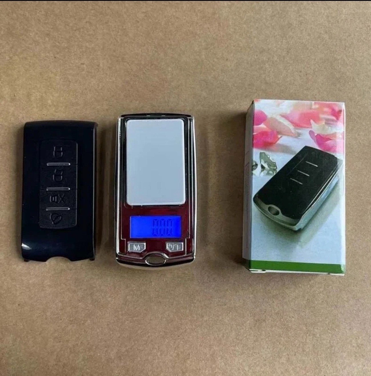 Portable Car Key Digital Scale 0.01g-100g/200g Mini Jewelry Weighing LCD Display