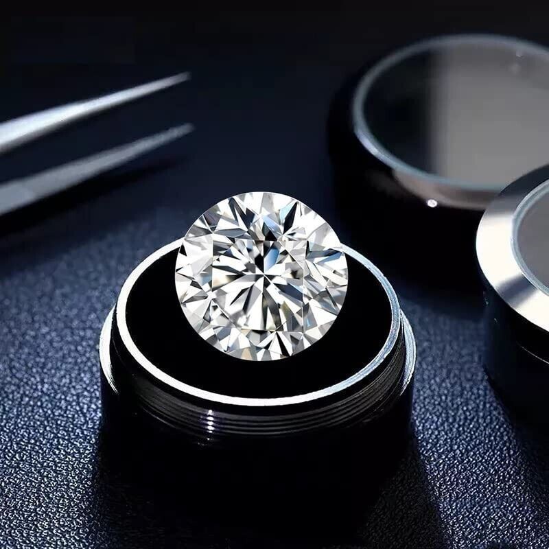IGI Certified Lab Grown CVD Diamond 4.02 Carat Round Brilliant D VVS1 Stone