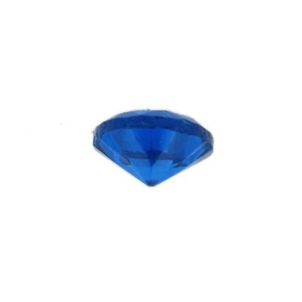 Loose Round Cut Shape Sapphire CZ Stone Single Blue Cubic Zirconia Birthstone