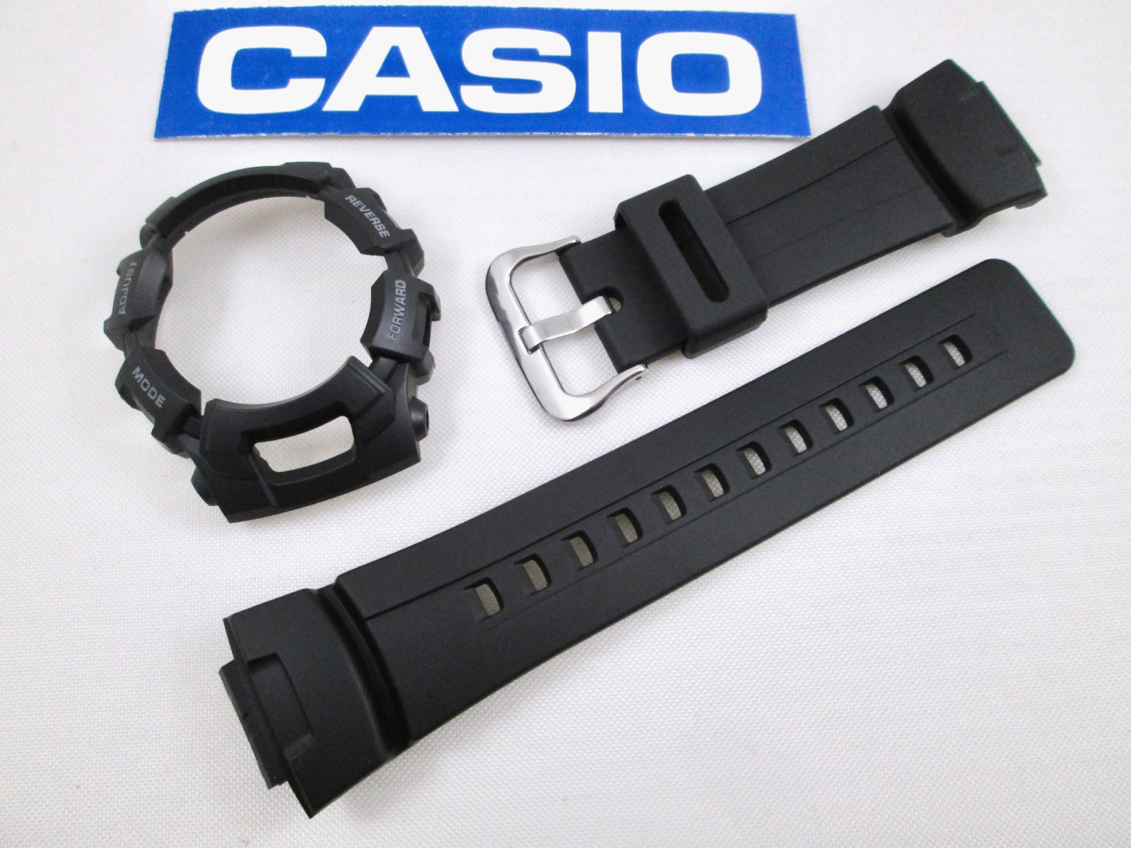 Genuine Casio G-Shock GW-2310 GW2310 black resin watch band & bezel set
