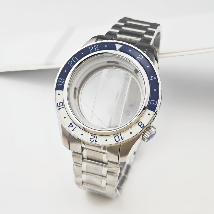 NH35 case 44mm sapphire glass for NH34/NH35/NH36 movement watch accessories