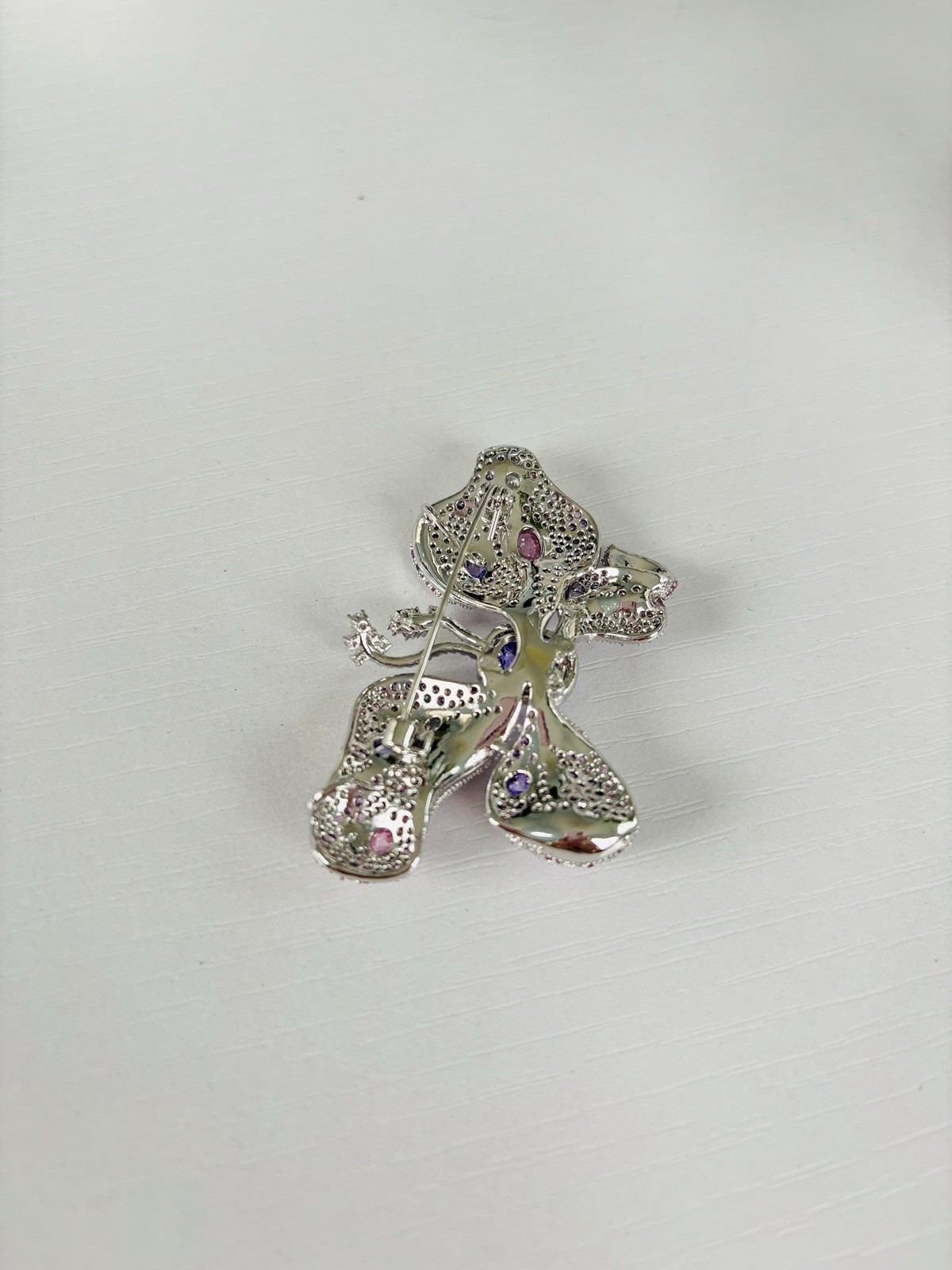 Full-Zircon Butterfly Brooch