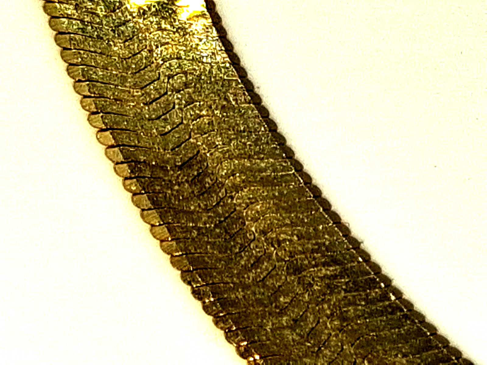 14k gold herringbone 20 inch 5 mm necklace