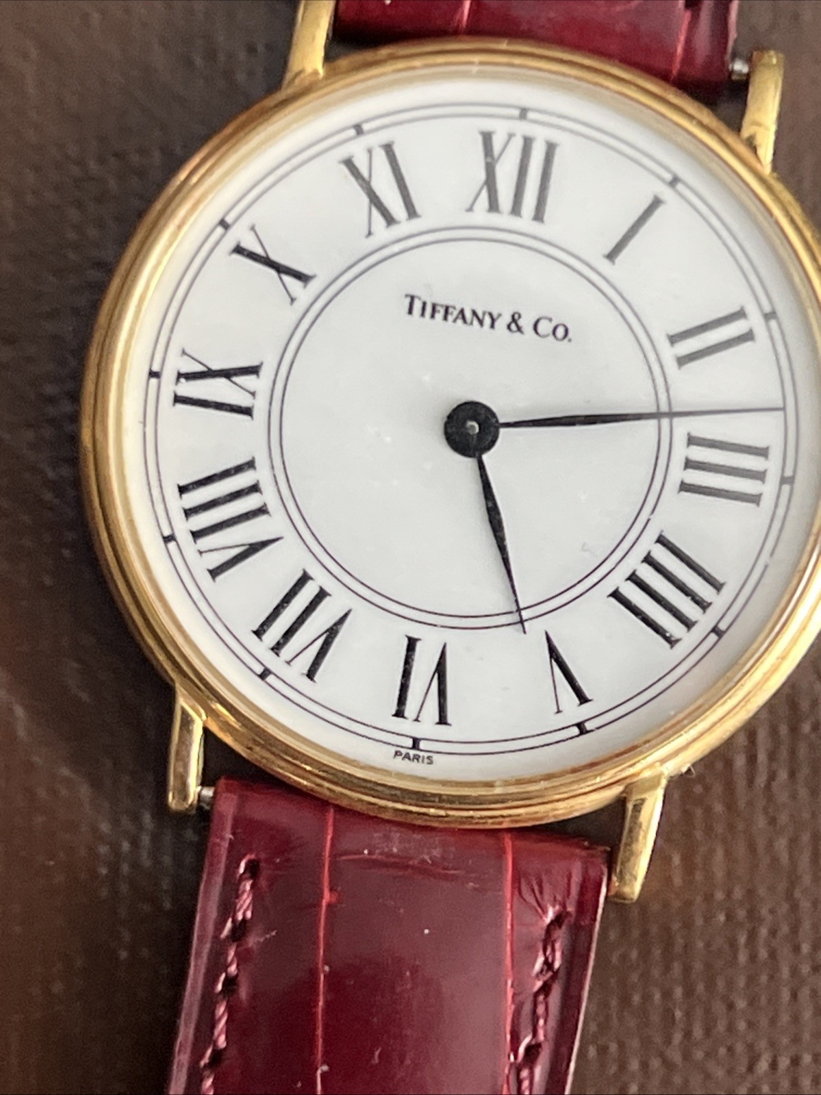 Tiffany and Co. 18K yellow gold wristwatch – Camille Fournet Paris Watch Strap