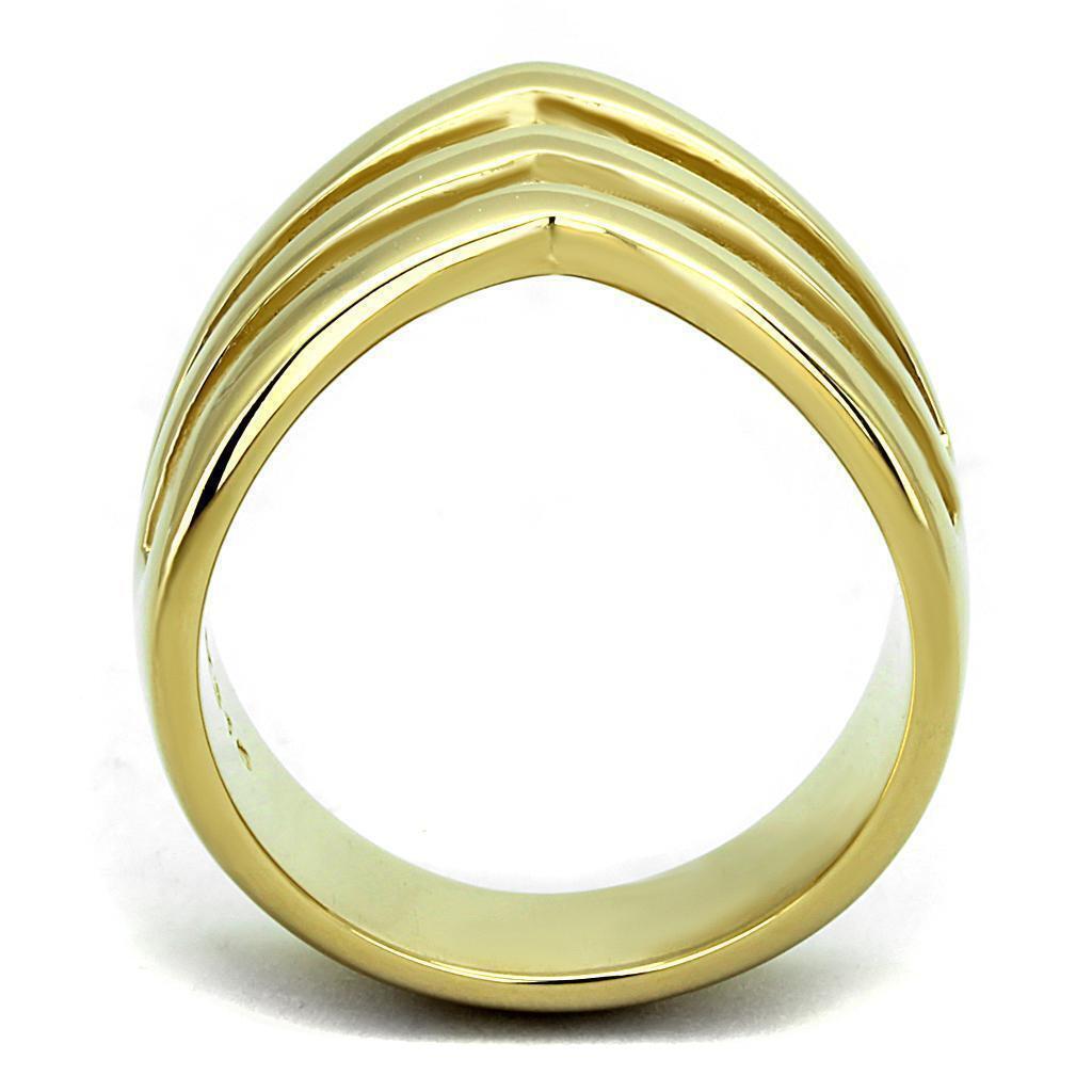 Gold Womens Ring Anillo Para Mujer 316L Stainless Steel Ring 316L Stainless Stee