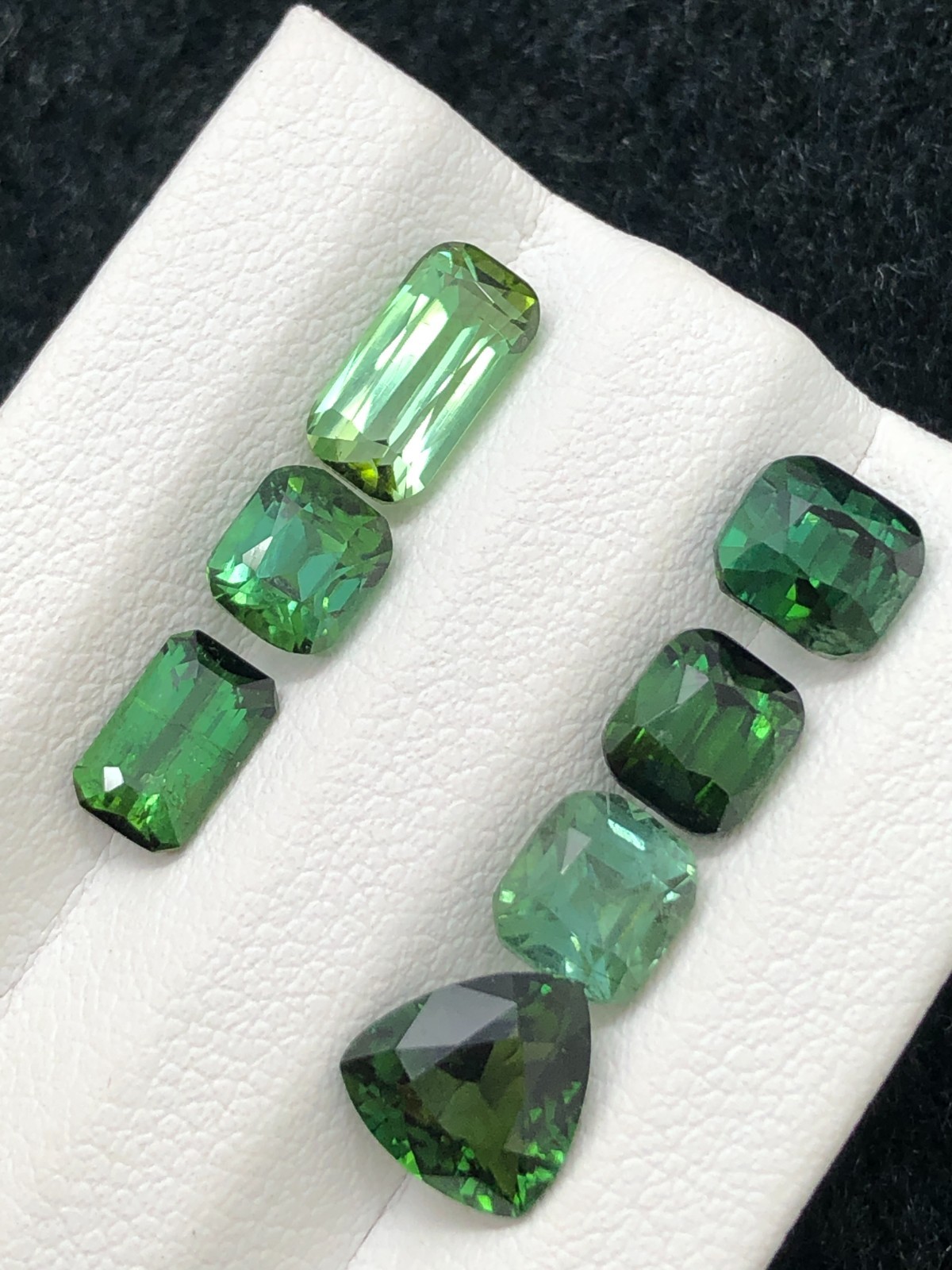 7.80 Ct Natural Tourmaline Lot Cushion Cut Slightly Included Afghanistan