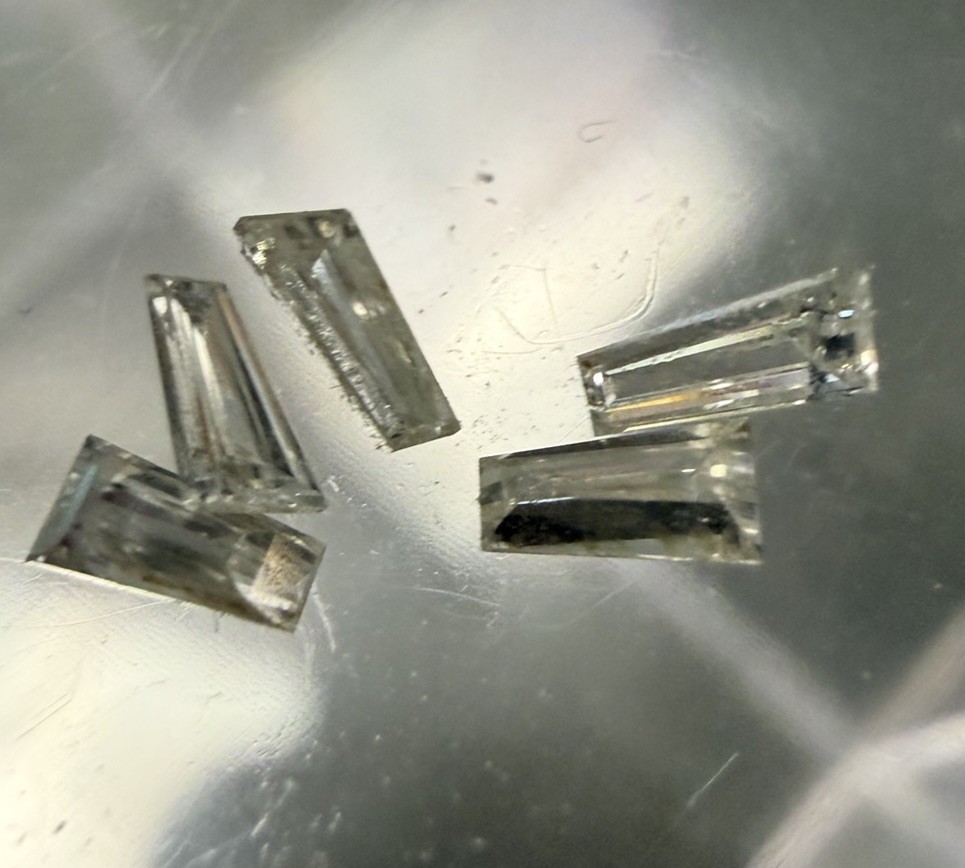 Lot 5 Natural Matching Tapered Baguette Diamonds .40 TCW-Brilliant Earth Premium
