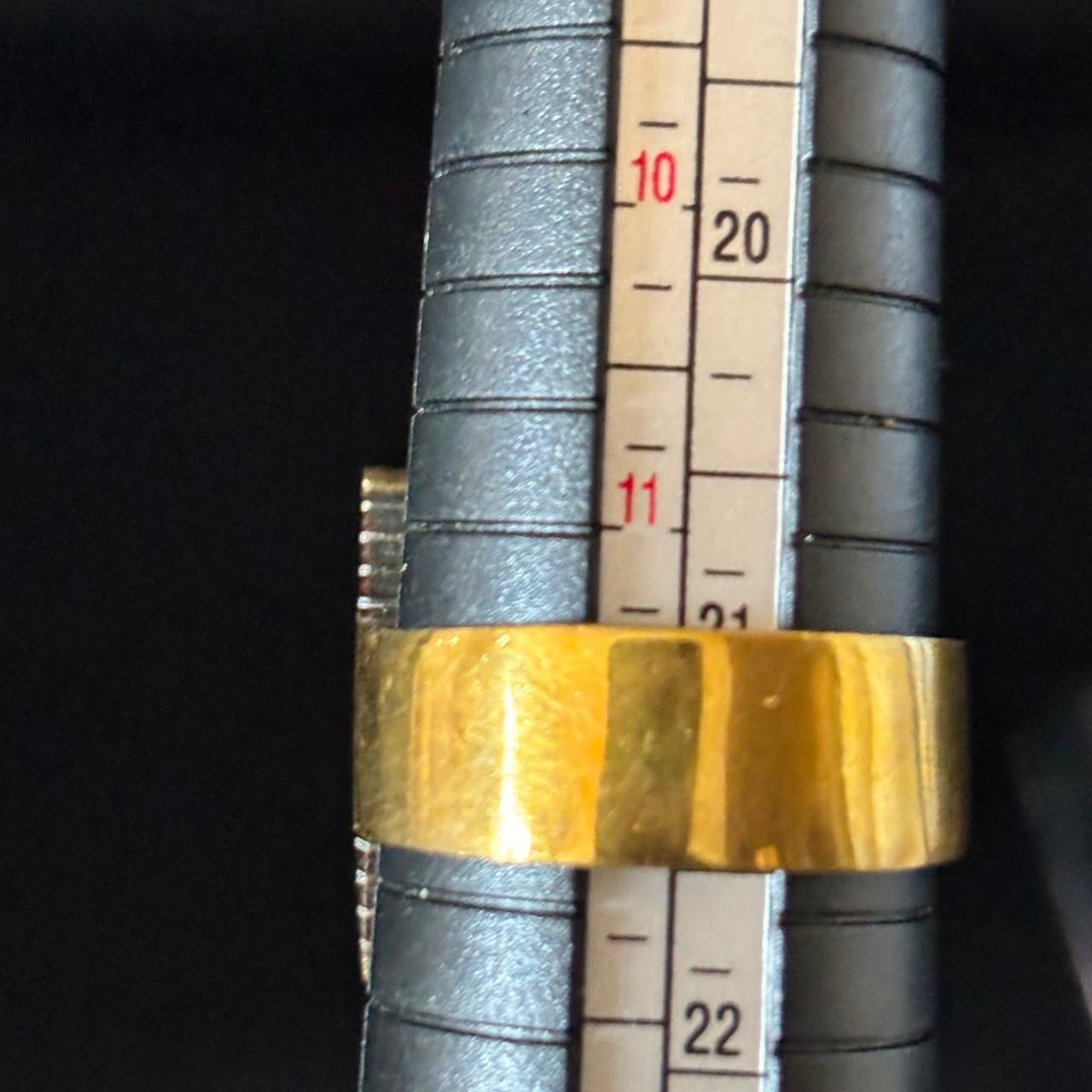 Vintage Moroccan Tuareg Brass Ring Berber Sahara Handmade Ring Size 11.5 US