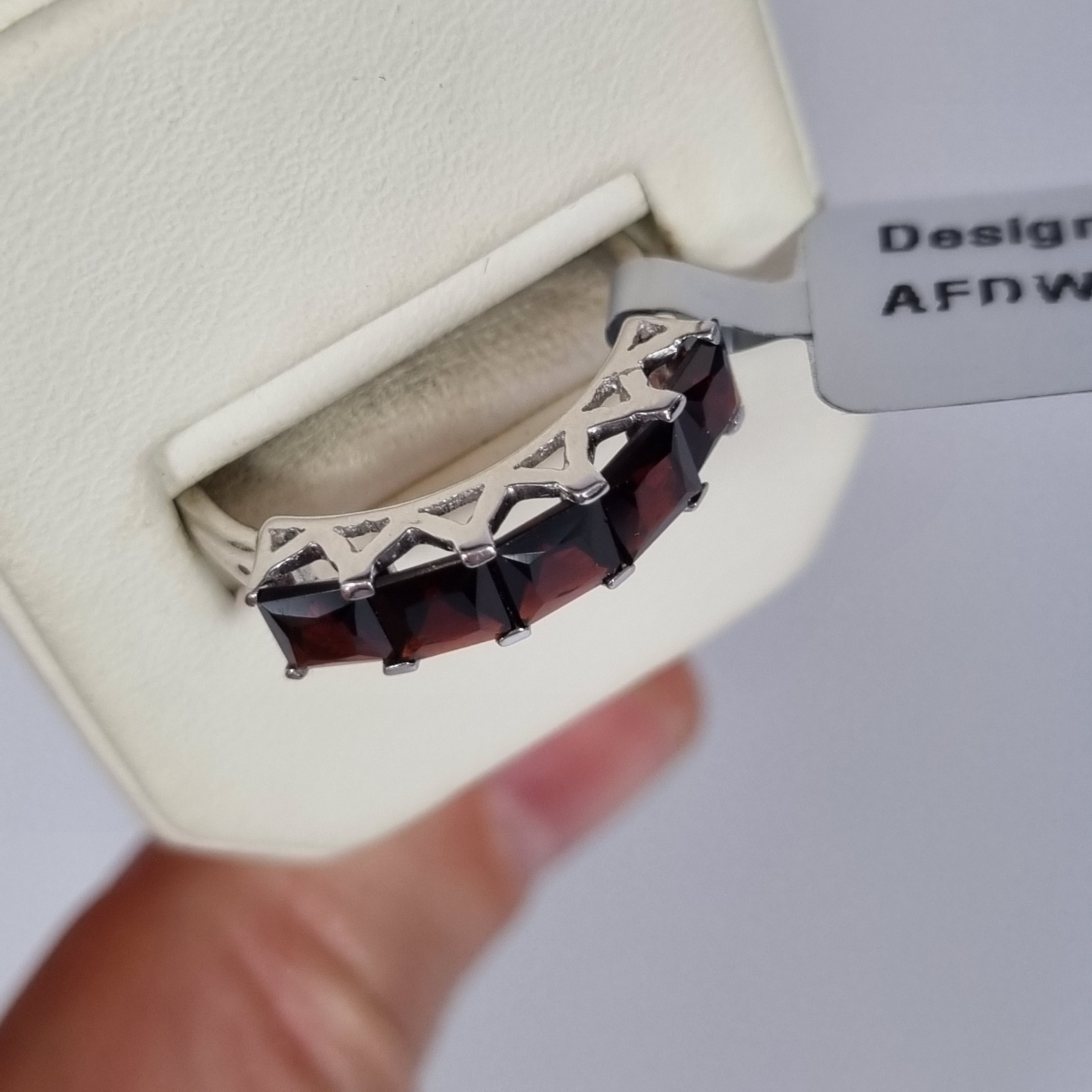 Gemporia Zambian Garnet Sterling Silver Ring 2.83cts Size 9 R-S COA