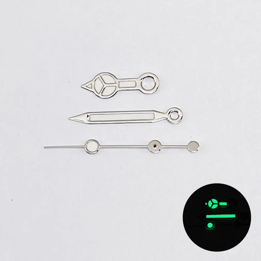 1set Luminous Watch Hands Kit for NH35 NH36 Seiko Diver Mods for Seiko Part