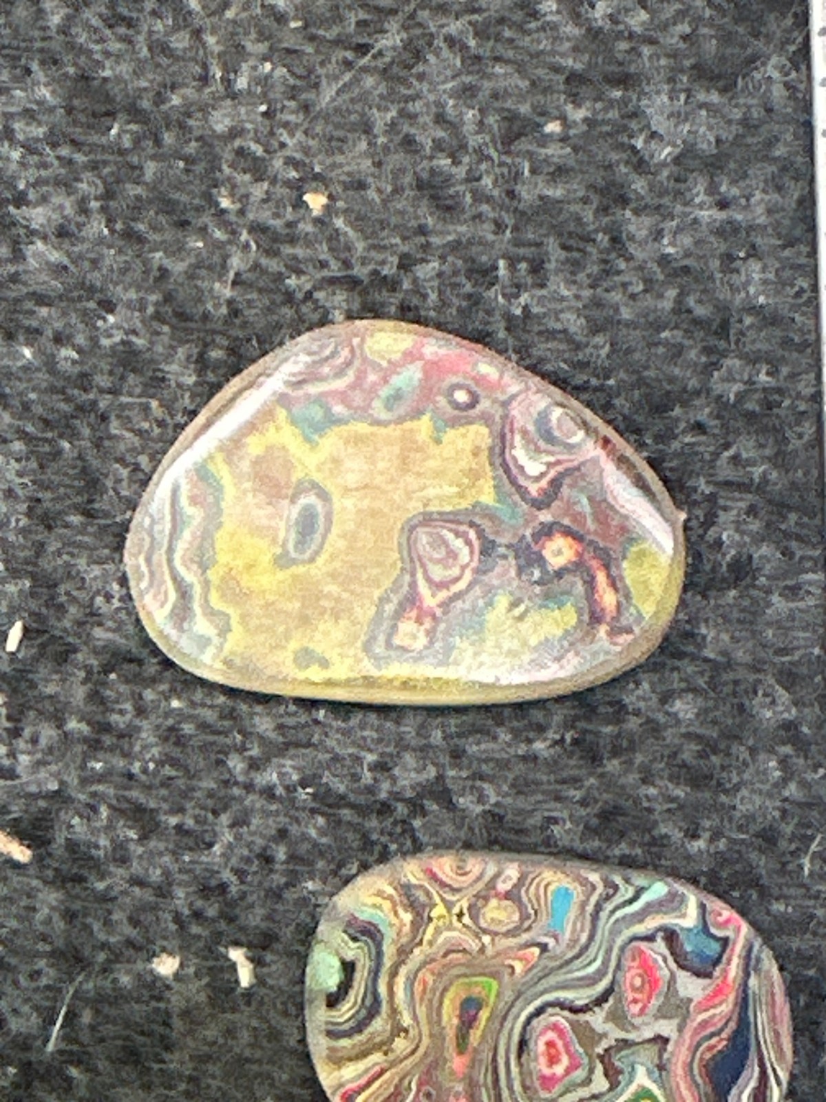 Fordite / Cadillac Ranch Cabochons Very Good Quality Colors Lot 5