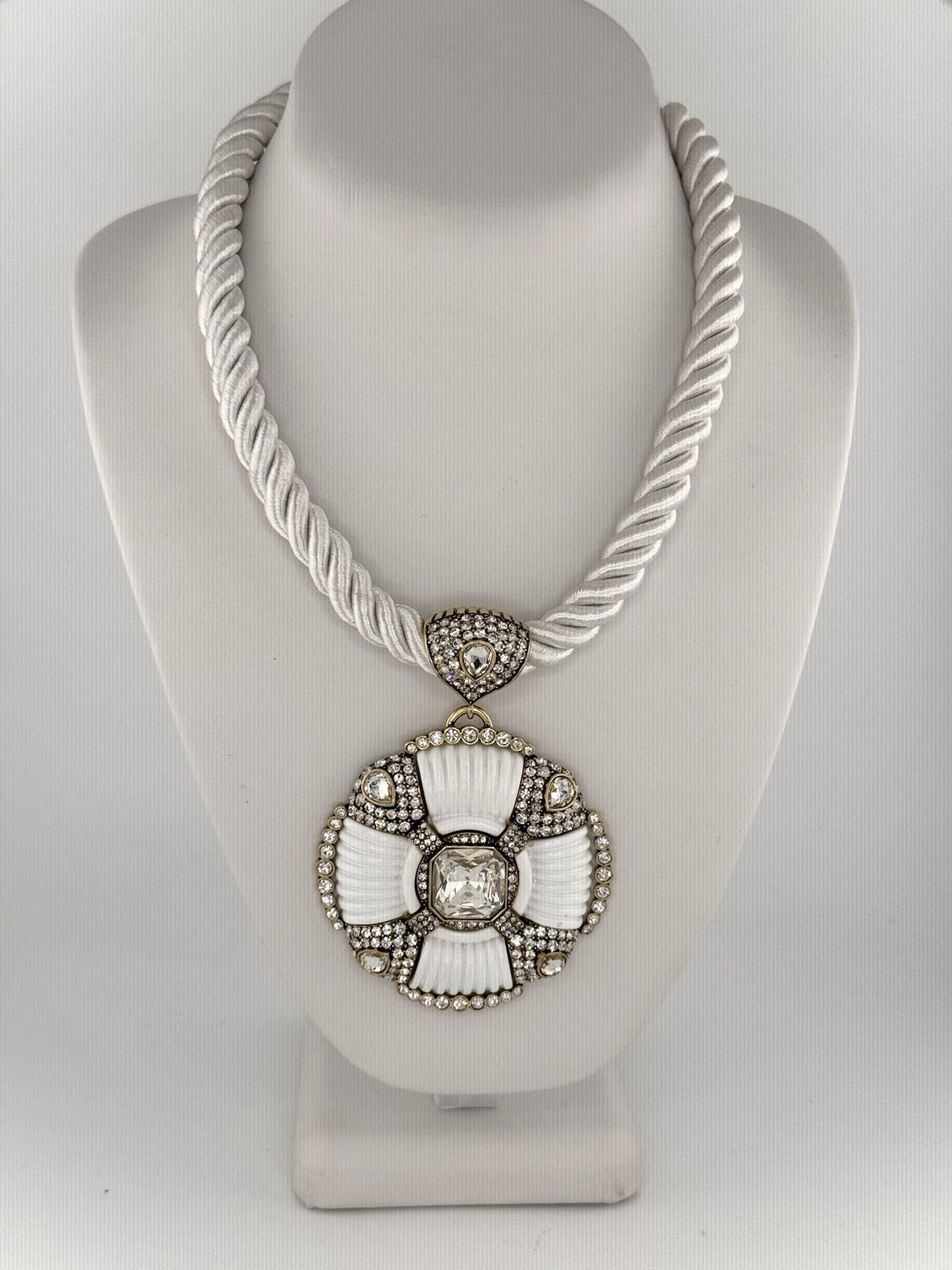 Signed Heidi Daus Sold Out Swarovski Necklace