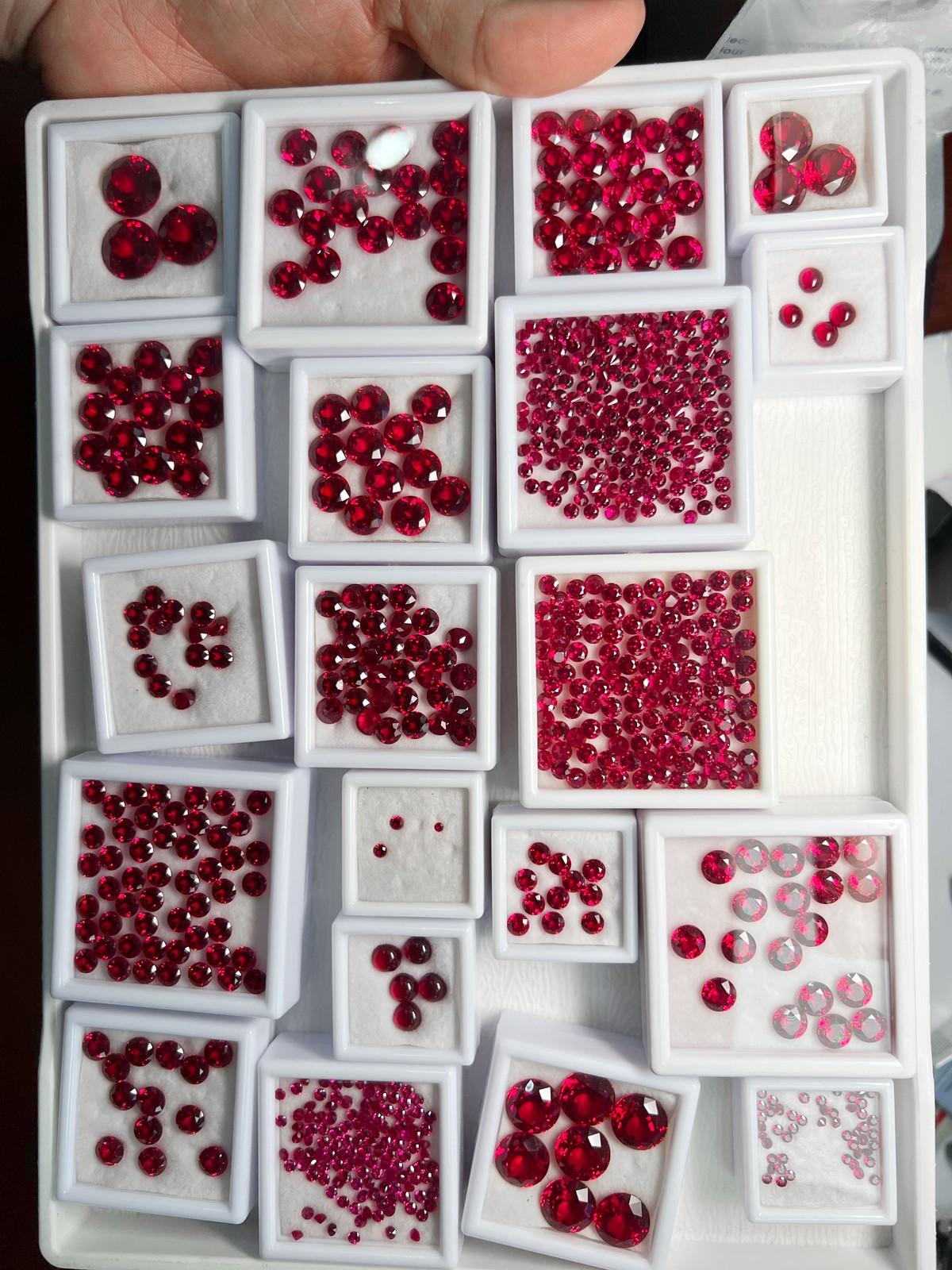 Wholesale Natural Loose Gemstone Red Ruby 0.5-10ct AGL VVS for Jewelry Making