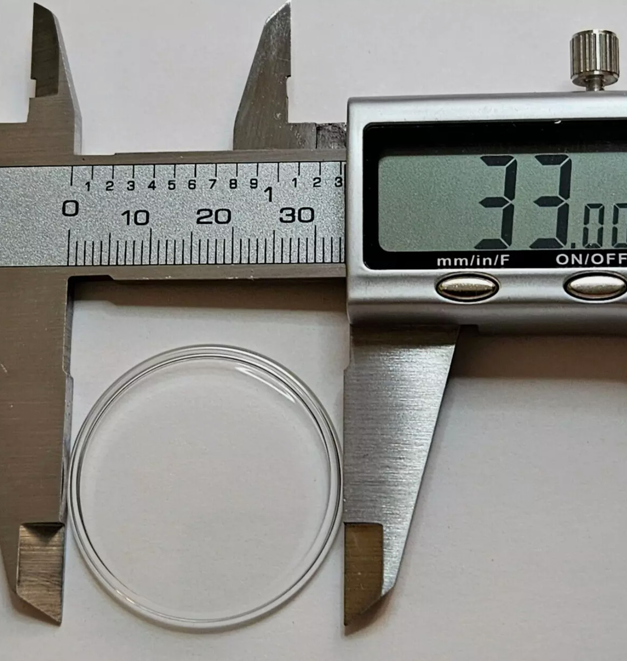 Glass Mineral Crystal For Seiko 6139-6002 6000 Pogue Watch 330mm Chronograph