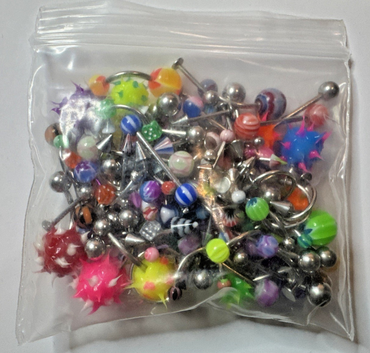 100+ Pieces of Body Piercing Jewelry – Belly/Tongue/Eyebrow/Tragus & Others!
