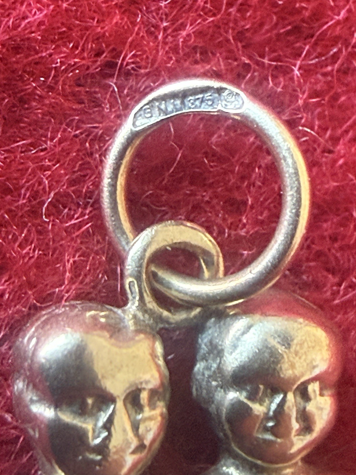 9 Carat Gold Filled Gemini Twins Pendant/charm