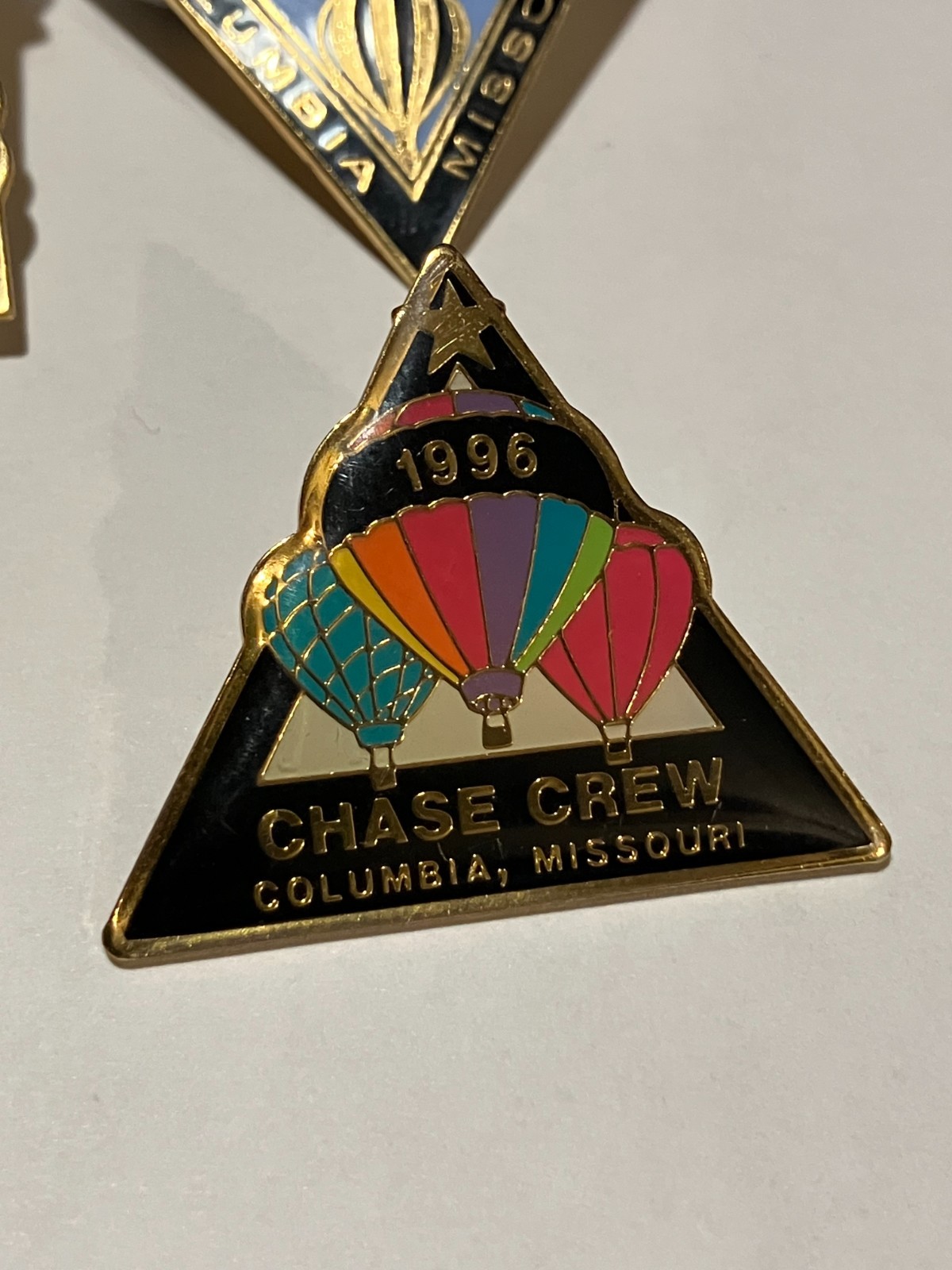 Vintage 1996 Columbia Missouri Hot Air Balloon Festival Pins