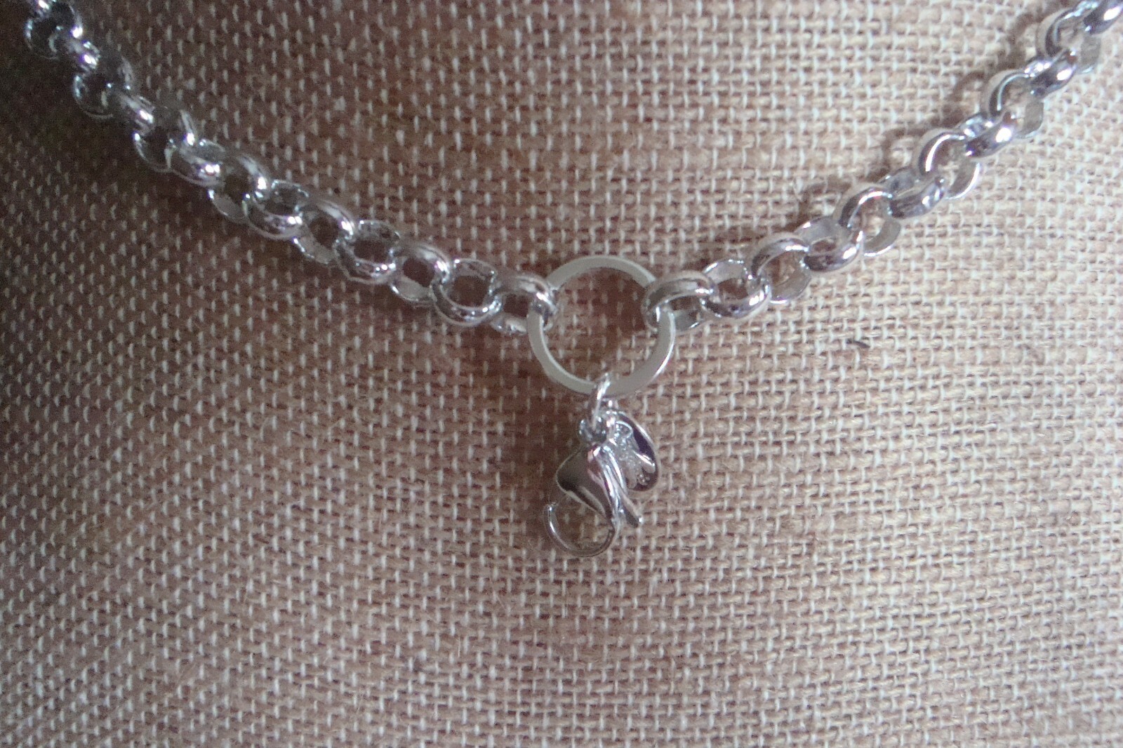 Authentic Origami Owl 18-20” Silver Thick Rolo Chain “New”