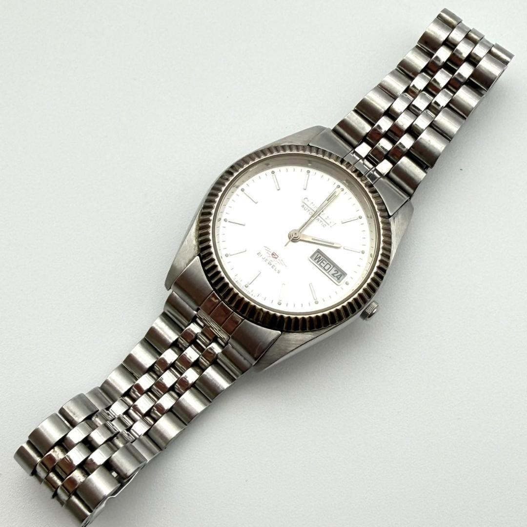 Good Condition Citizen Eagle 7 Watch Transparent Back Automatic Day Date Men’s W