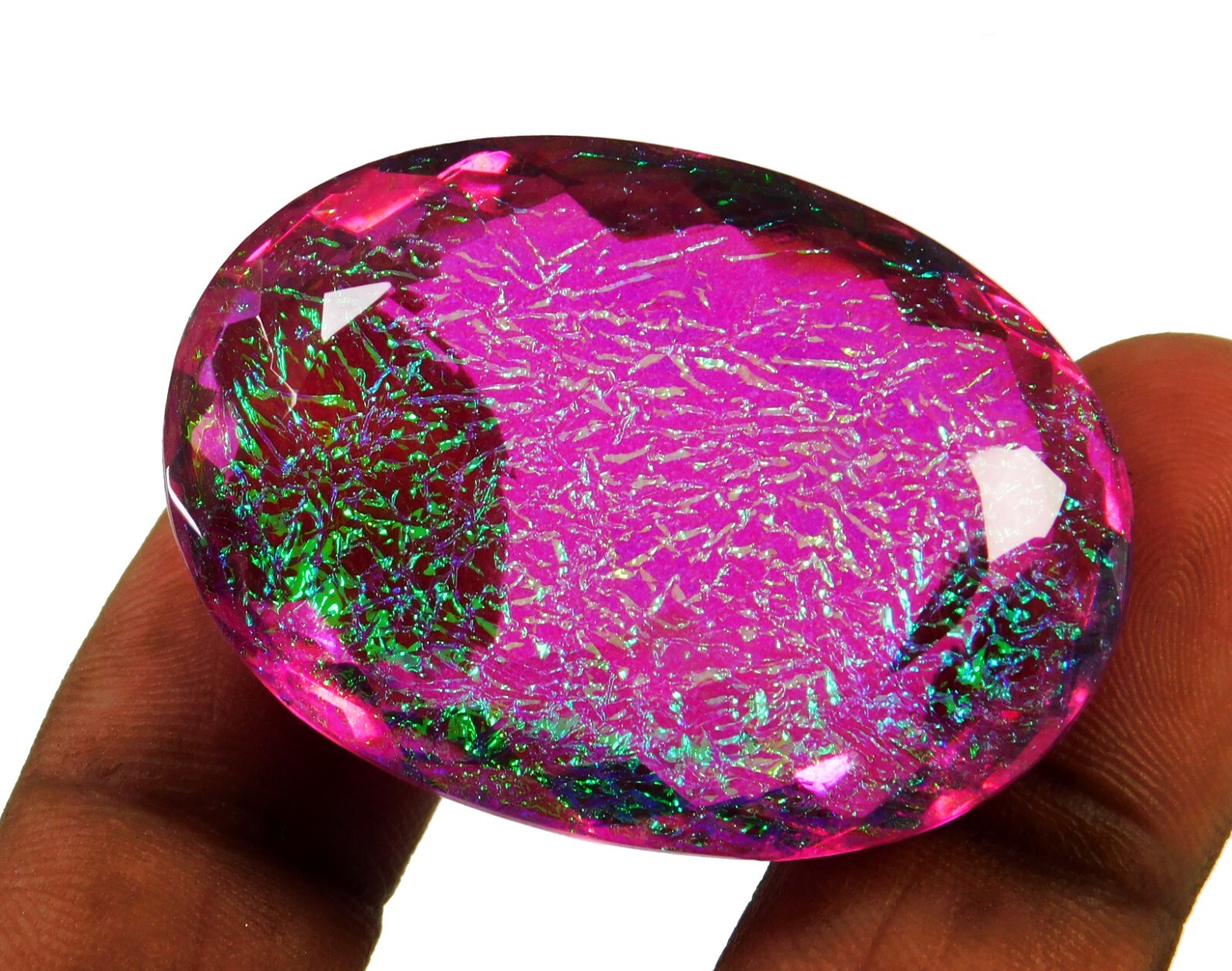 Natural 142.30 Ct Australian Monarch Fire Opal Oval Cut Certified Gemstone